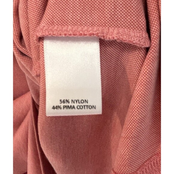 Cremieux Classics L‎ Polo Shirt Mens Cotton Blend NWT Salmon Color - Picture 5 of 7